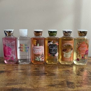 6 NEW Bath & Body Works Shower Gels